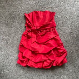 F21 Short Red Dress